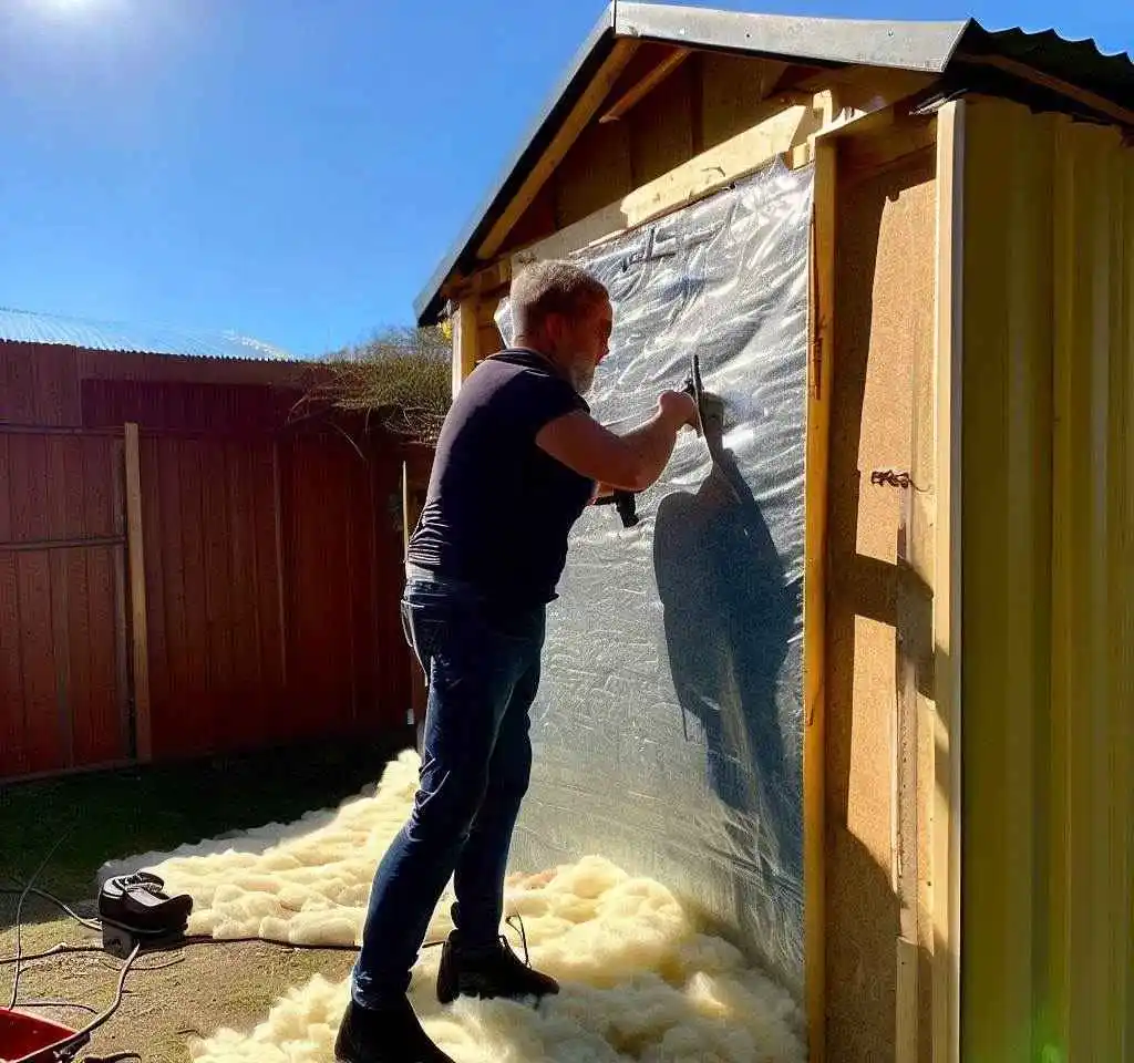 How to insulate a shed for free