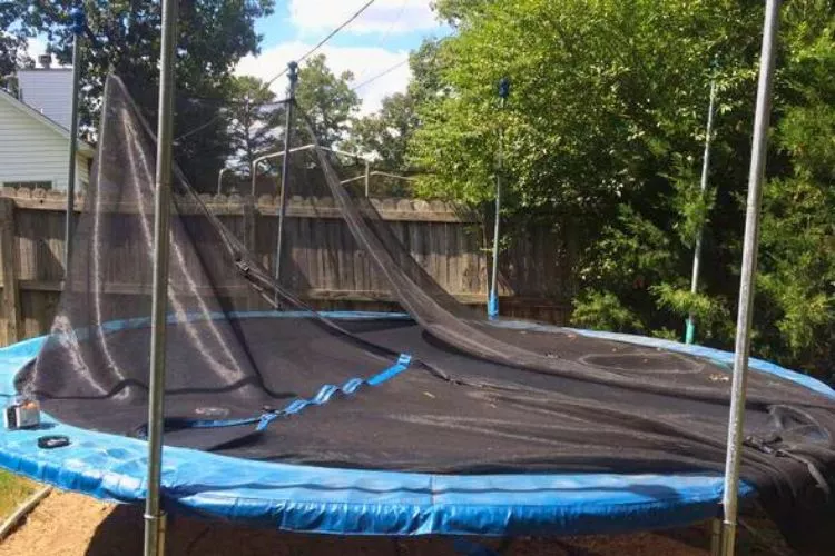 How to fix trampoline net? complete guide