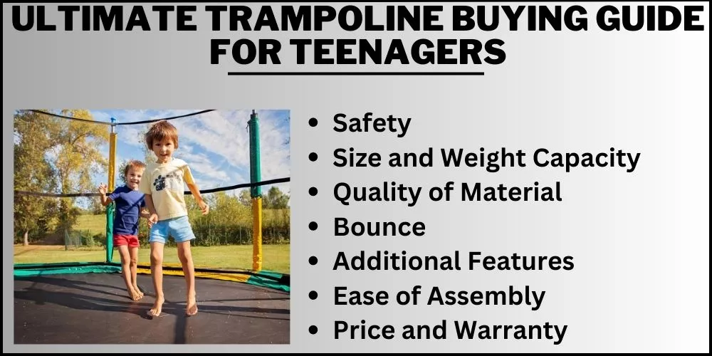 Ultimate Trampoline Buying Guide for Teenagers